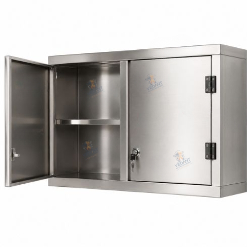 Wall Hanging Cabinet With 2 Under Shelves