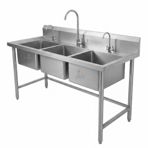 Three Sink Unit